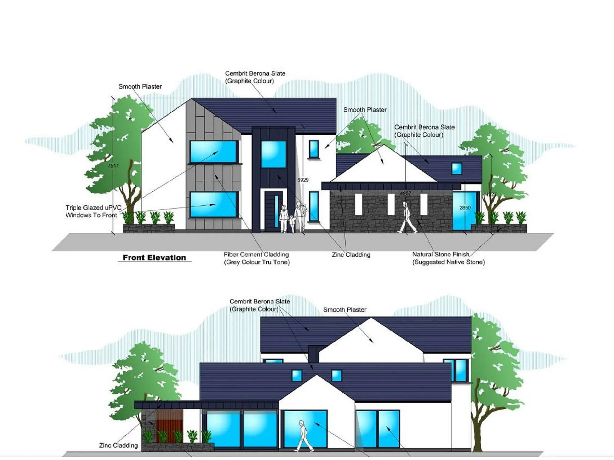 Architect Plans Designed by Patterson Design for a house